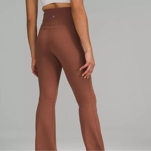 Groove Super-High-Rise Flared Pant Nulu in ancient copper